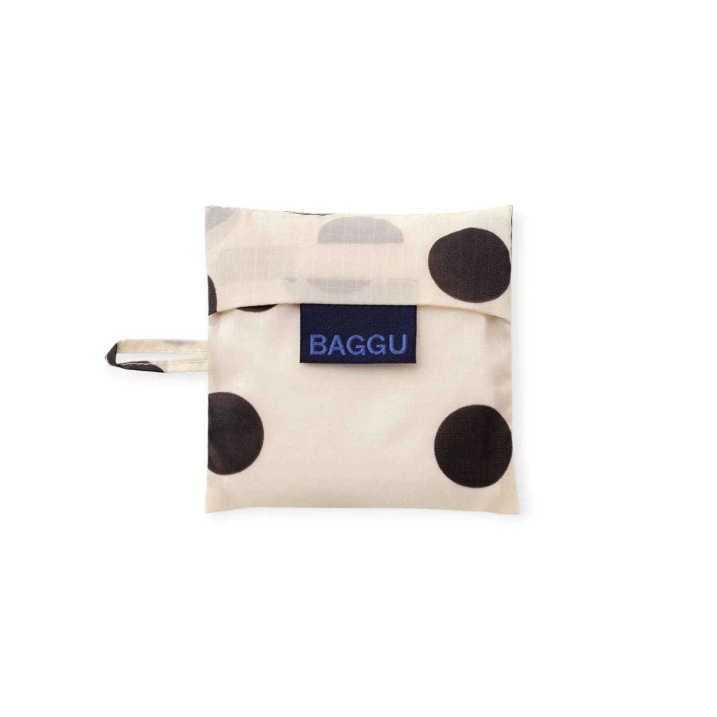 Baby Baggu Bag - Cream and Black Polka Dot