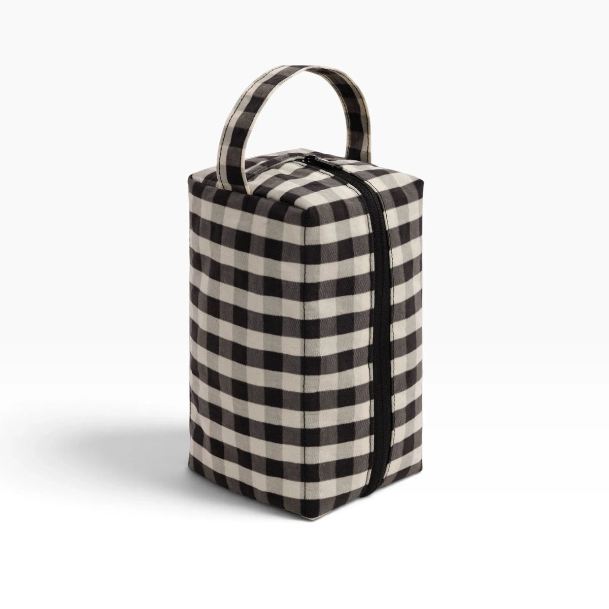 Baggu Toiletry Dopp Kit - Black & Cream Gingham