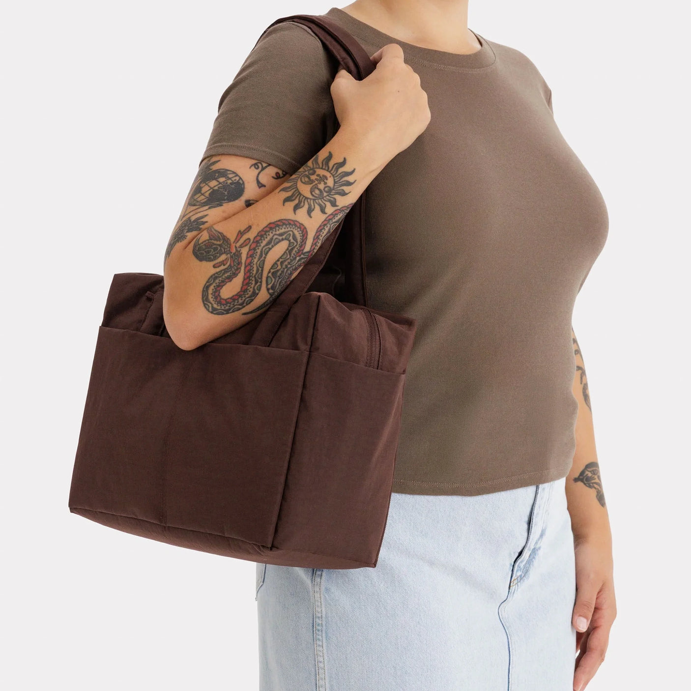 Baggu Everyday Cloud Bag - Coffee