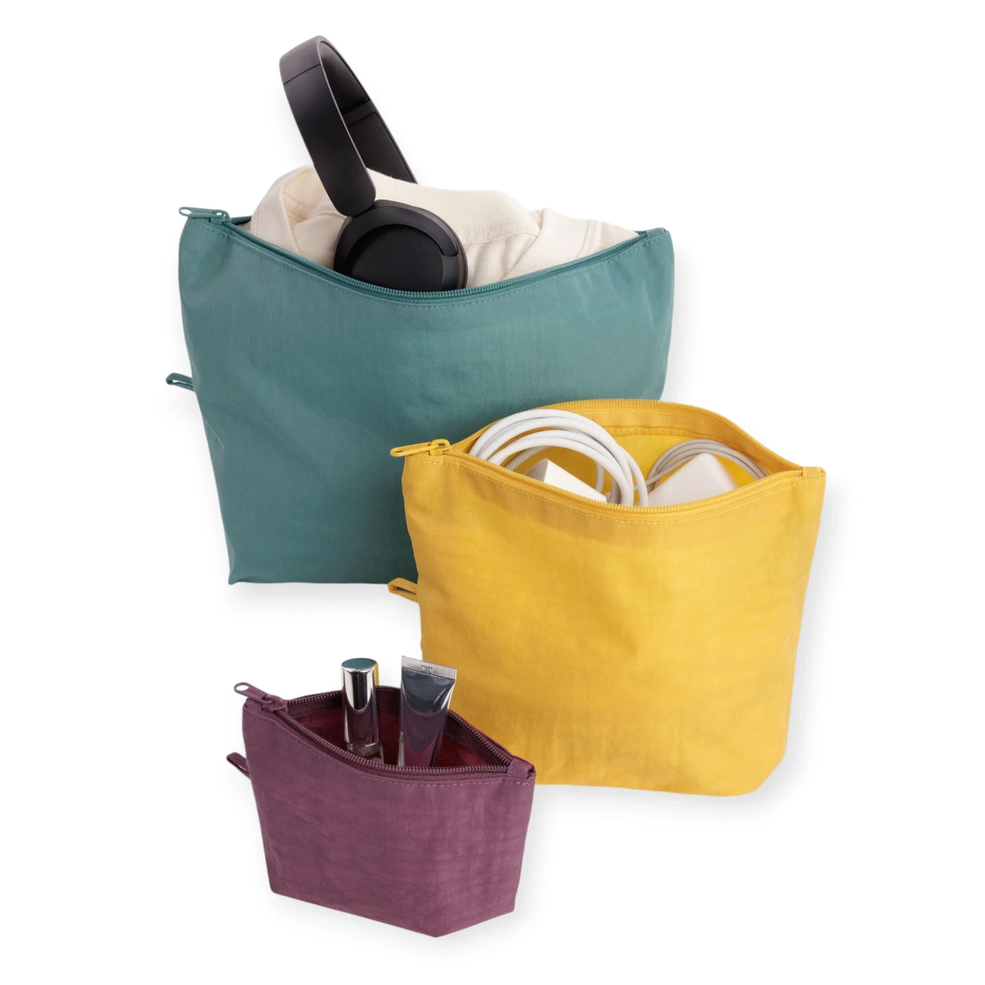 Baggu Go Pouch Set - Jewel Mix