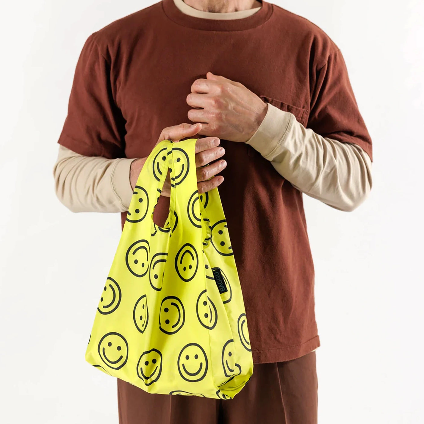 Baby Baggu Reusable Bag - Yellow Happy