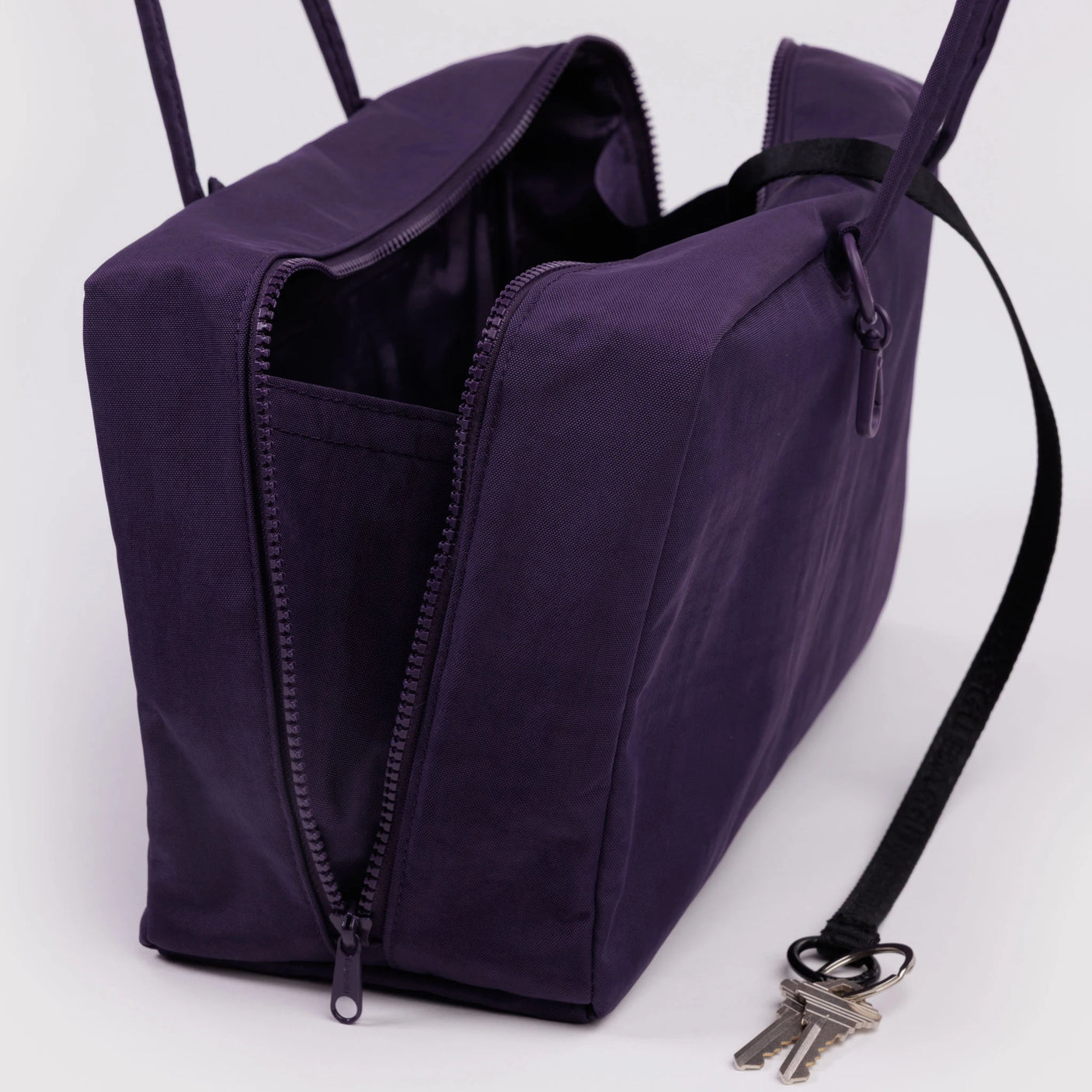 Baggu Medium Nylon Bowler Bag - Fig