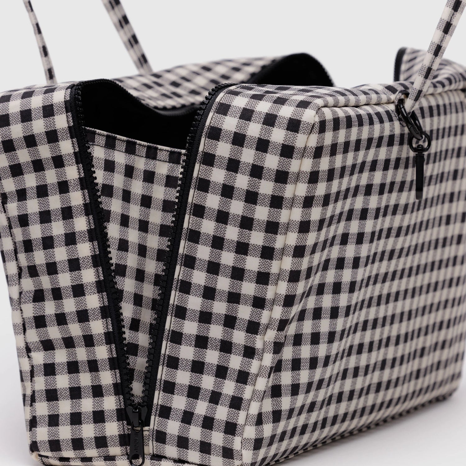 Baggu Medium Nylon Bowler Bag - Gingham