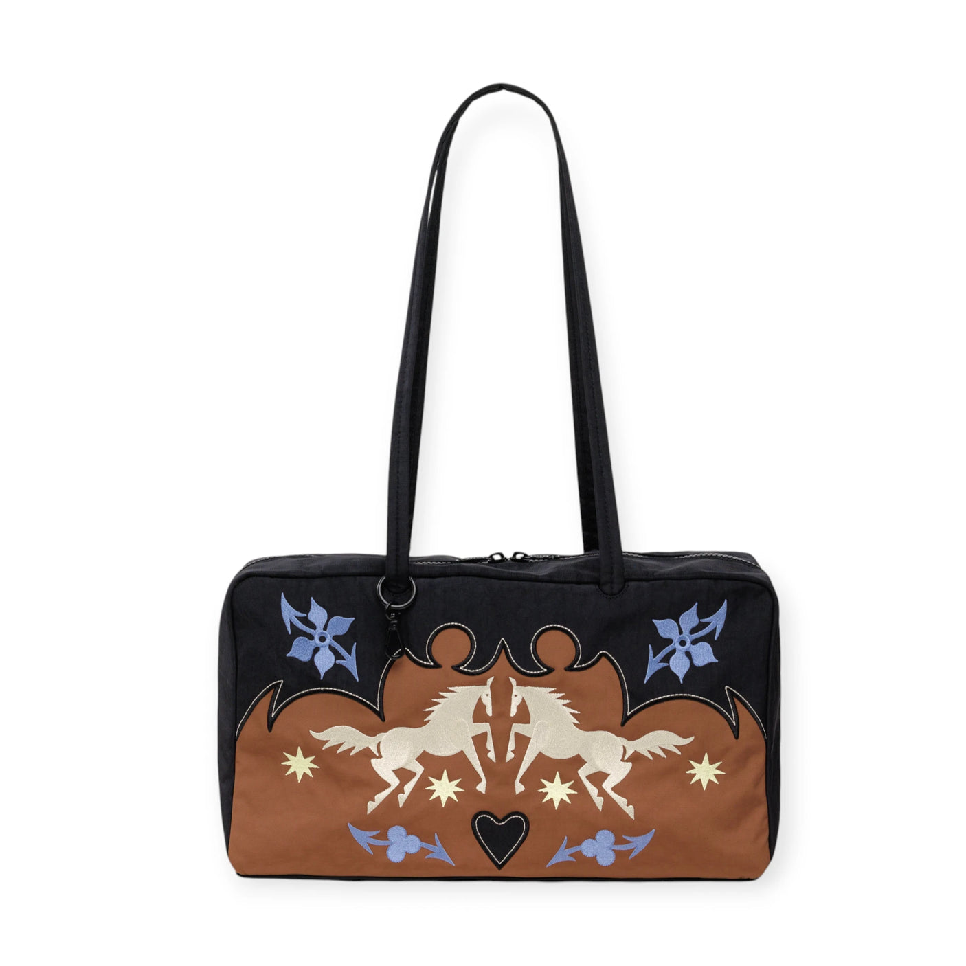 Baggu Medium Nylon Bowler Bag - Western Applique