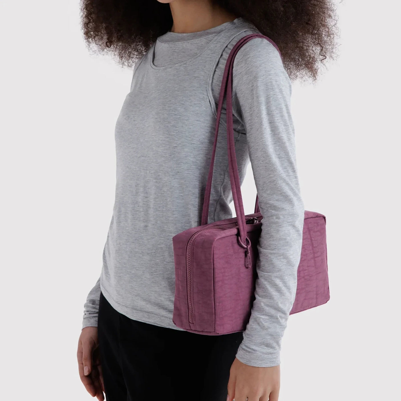 Baggu Nylon Bowler Bag - Wild Plum