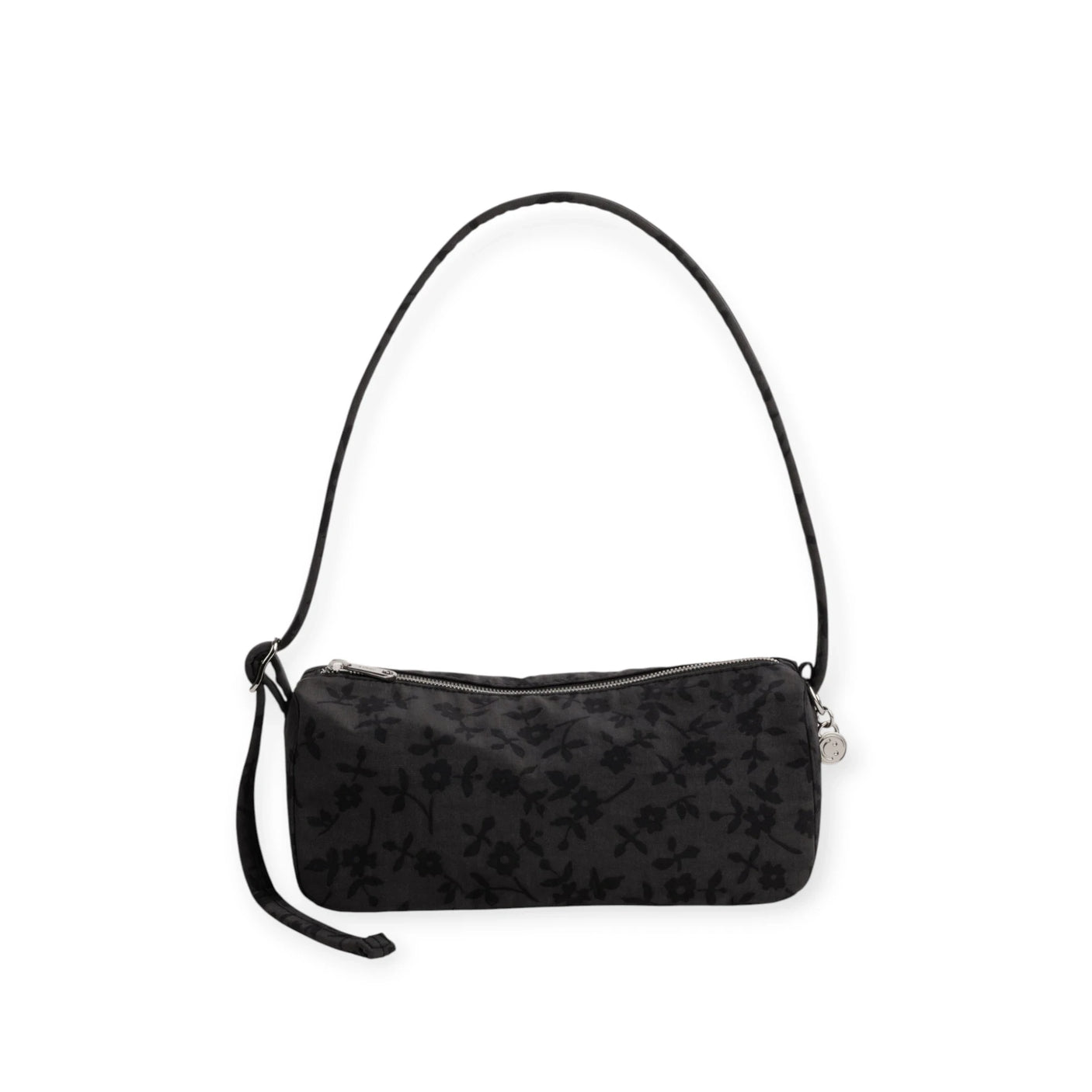 Baggu Nylon Loaf Bag - Charcoal Ditsy Floral