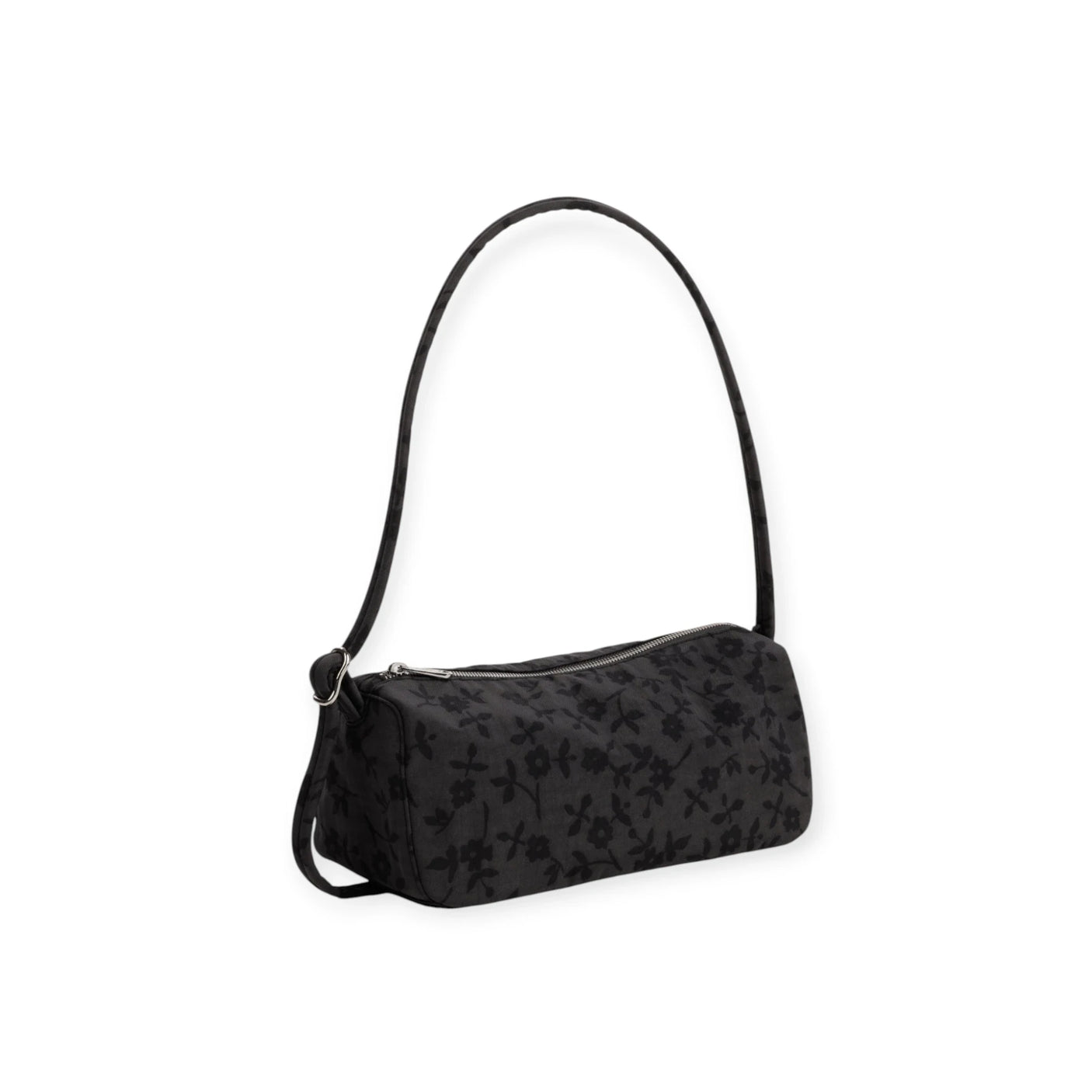 Baggu Nylon Loaf Bag - Charcoal Ditsy Floral