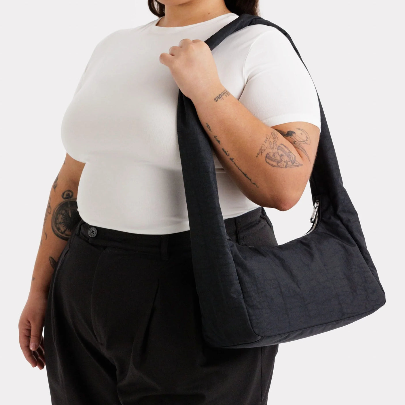 Baggu Nylon Meringue Bag - Black