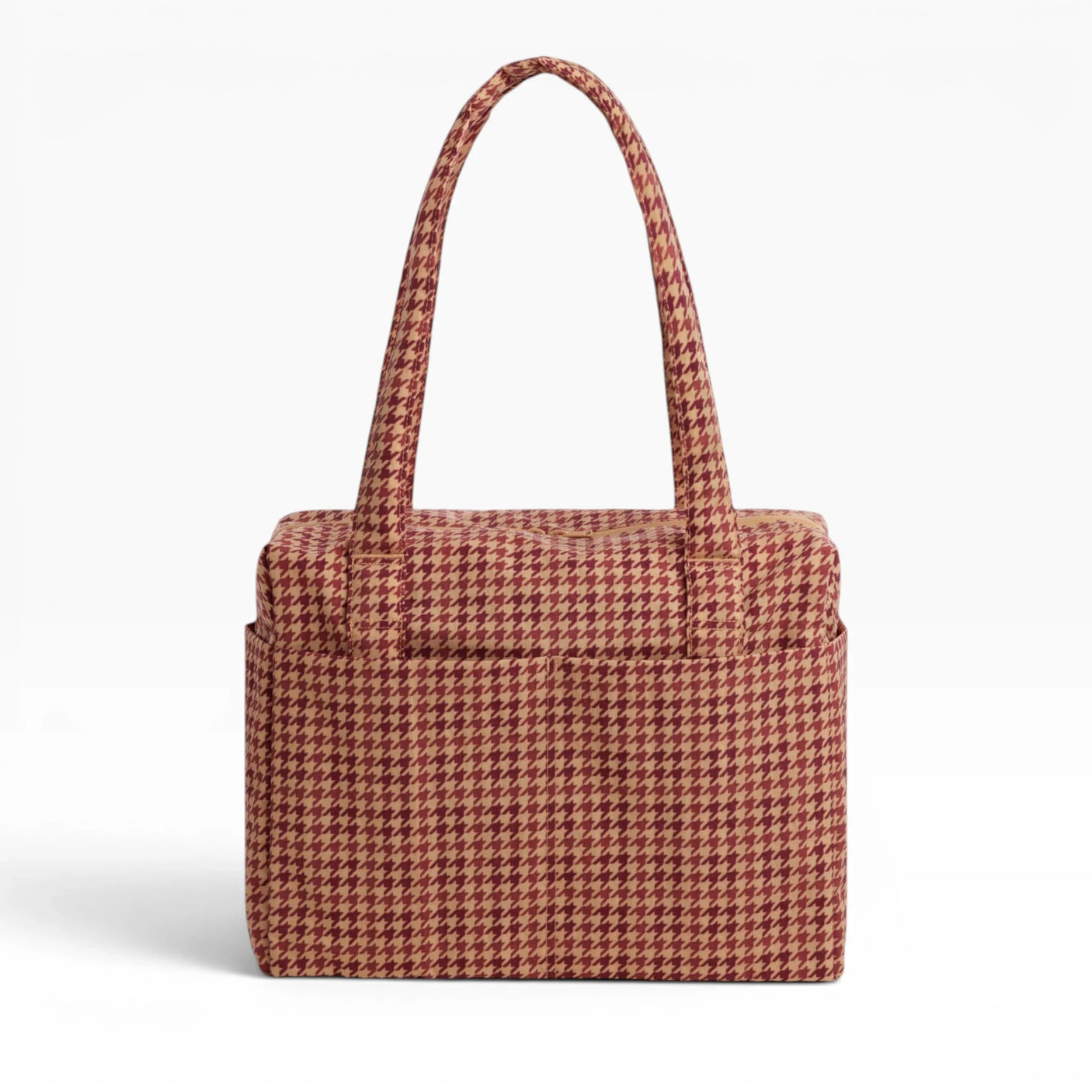 Baggu Small Cloud Carry-on - Tan Houndstooth