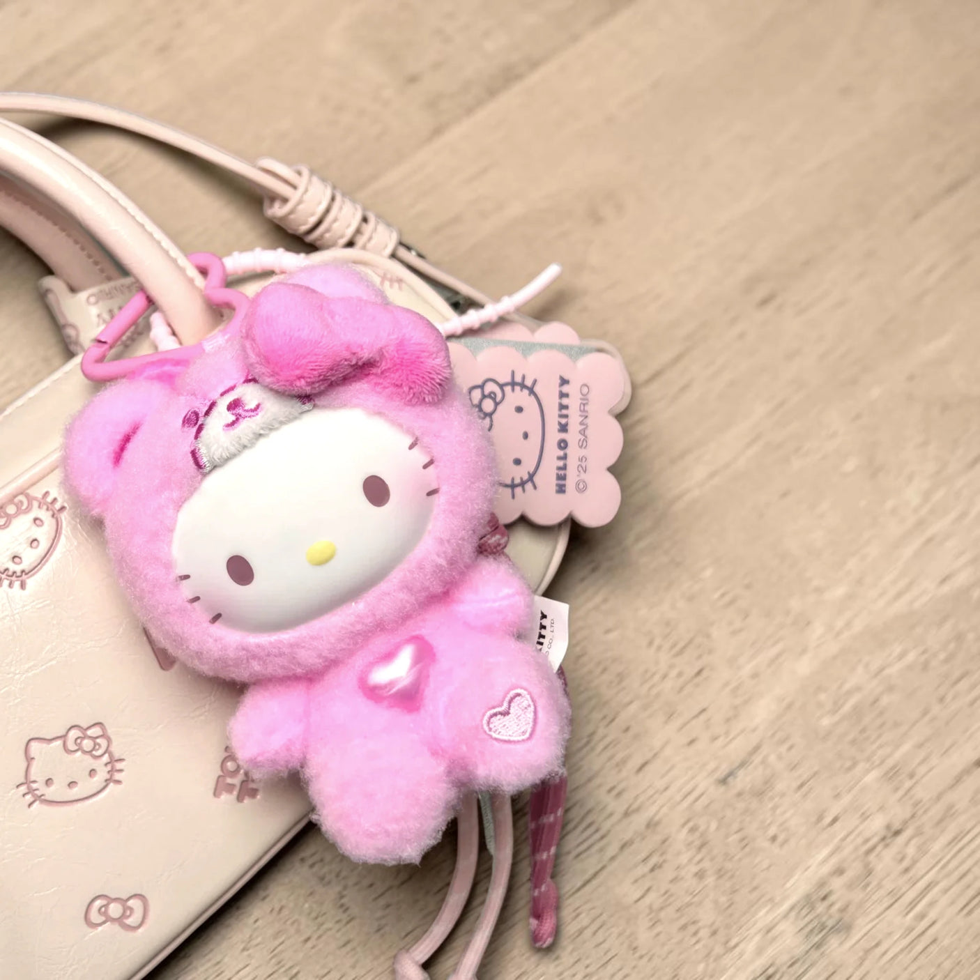 Hello Kitty Teddy Pajamas Plush Pendant - Blind Box