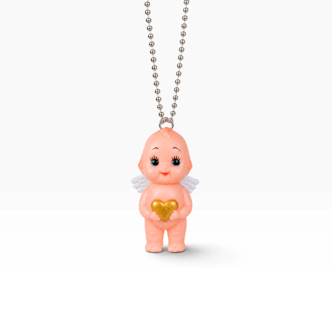 Kewpie Gold Heart Keychain