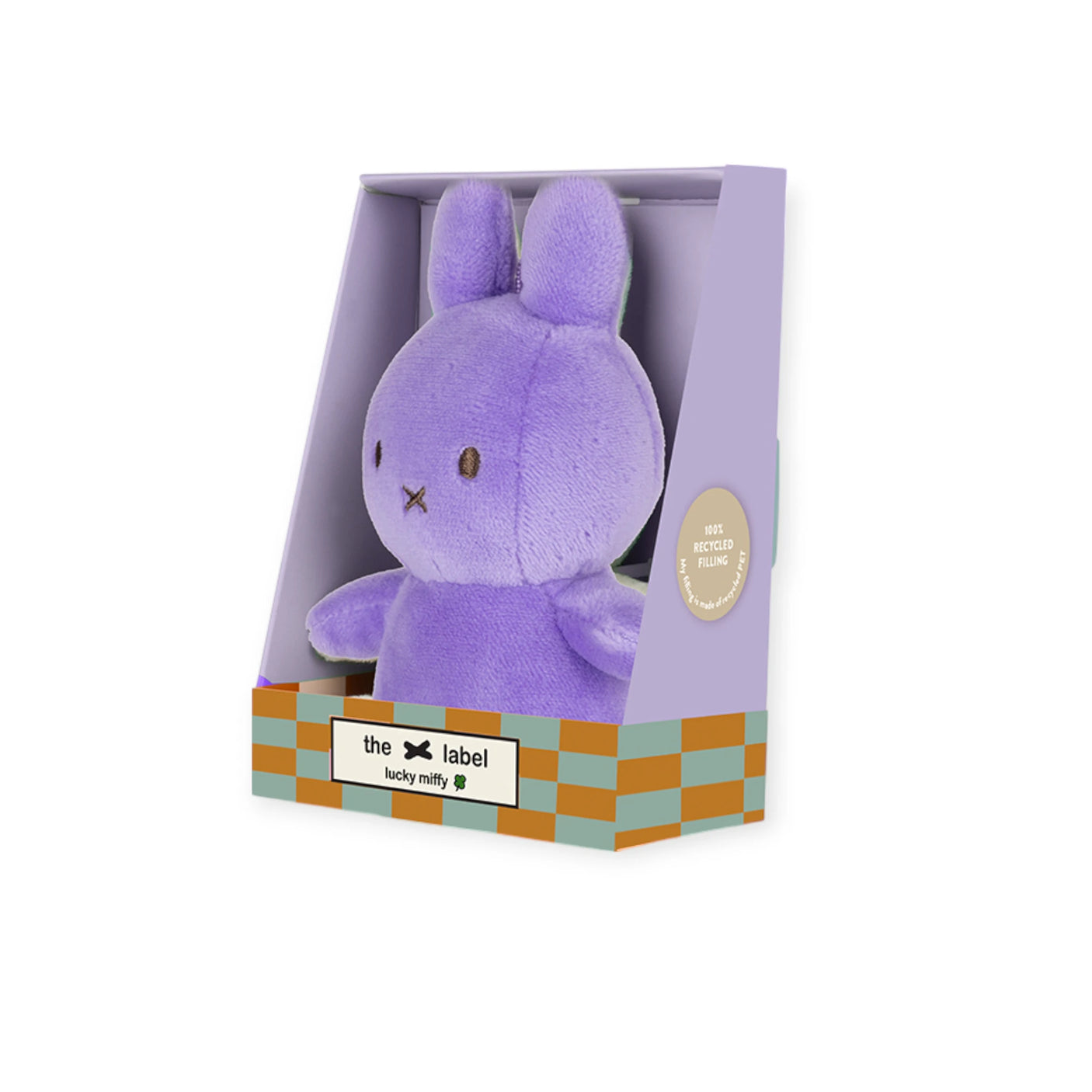 Mini Miffy Plush - Lilac Lucky Charm