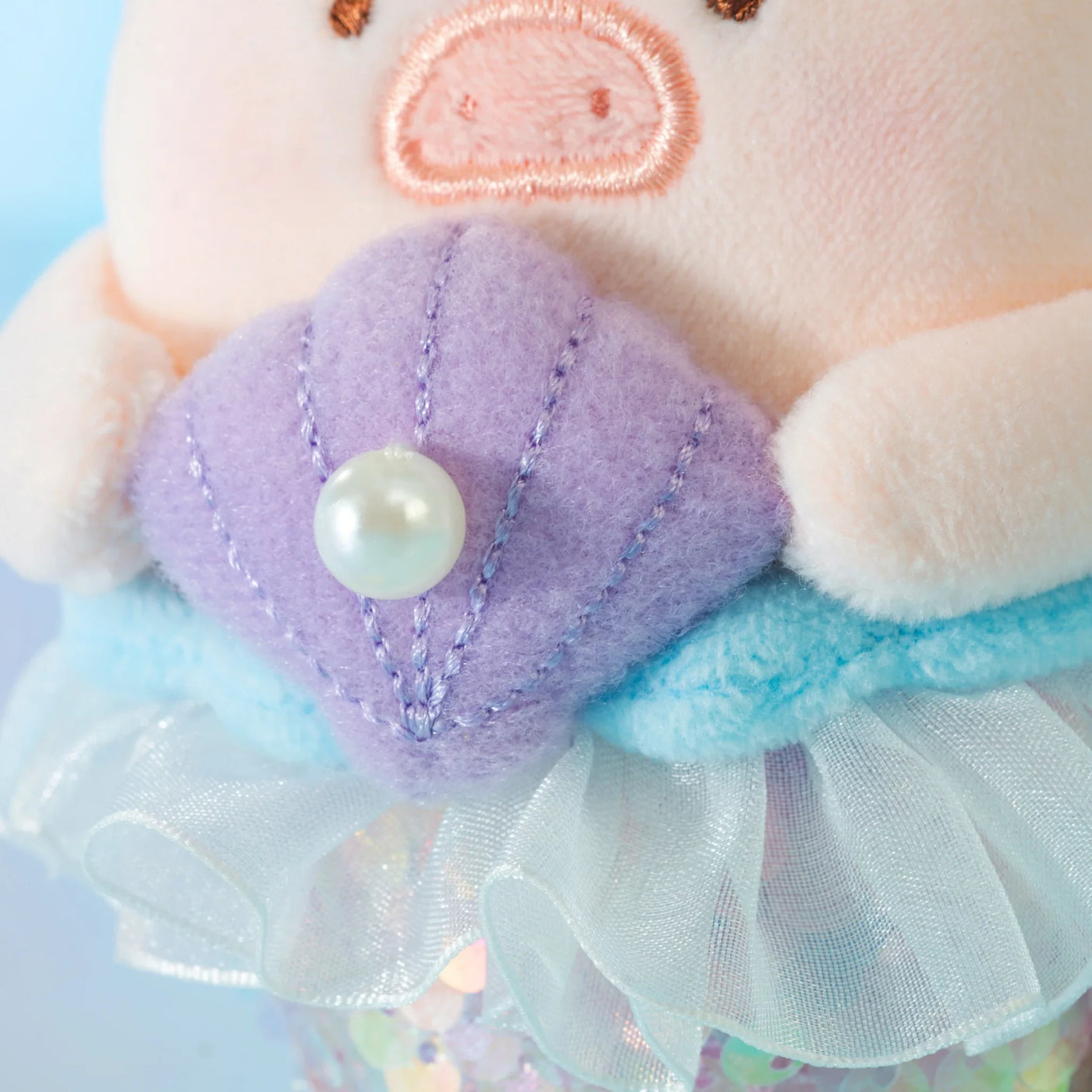 LuLu The Piggy - Mermaid LuLu Plush Keychain