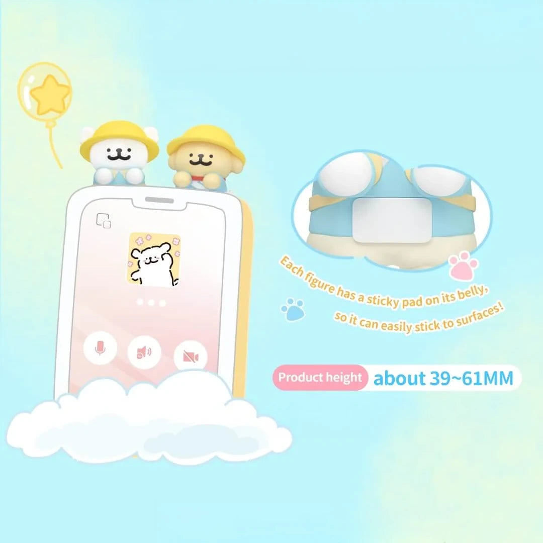 Maltese PupSnap Figure Blind Box - 2pc Set