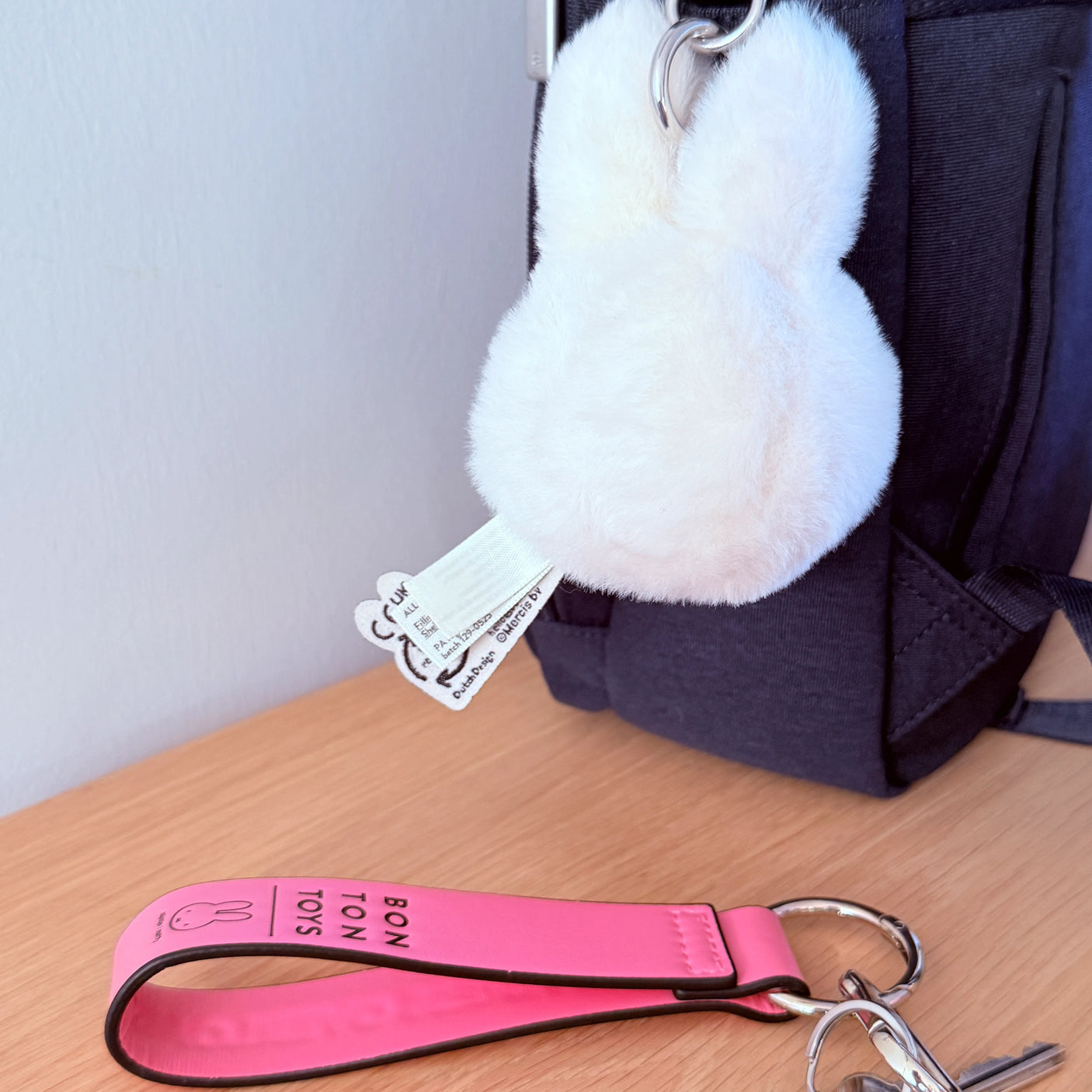 Miffy Eco Fuzzy Bag Charm & Strap