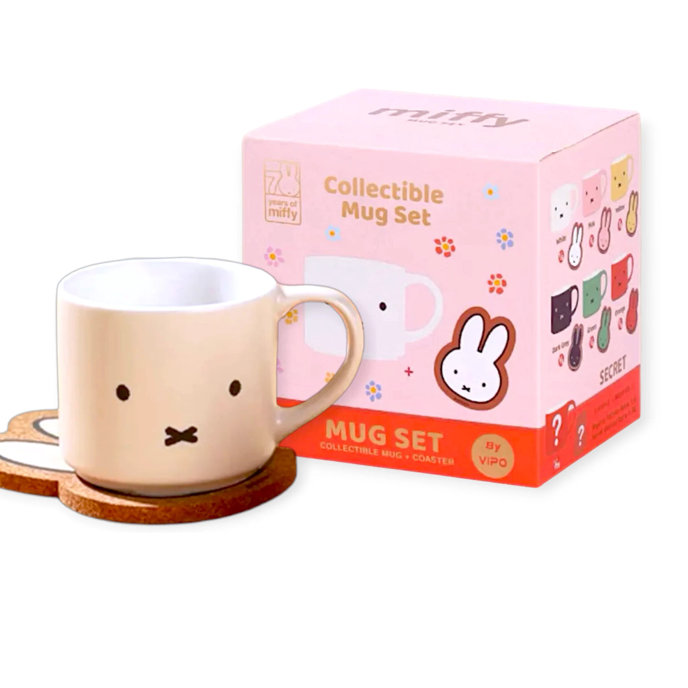 Miffy 70th Bday Collectible Mug & Coaster Blind Box
