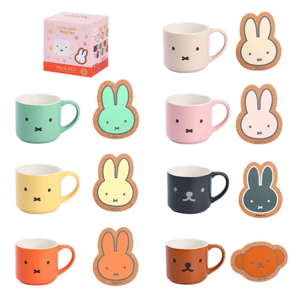 Miffy 70th Bday Collectible Mug & Coaster Blind Box