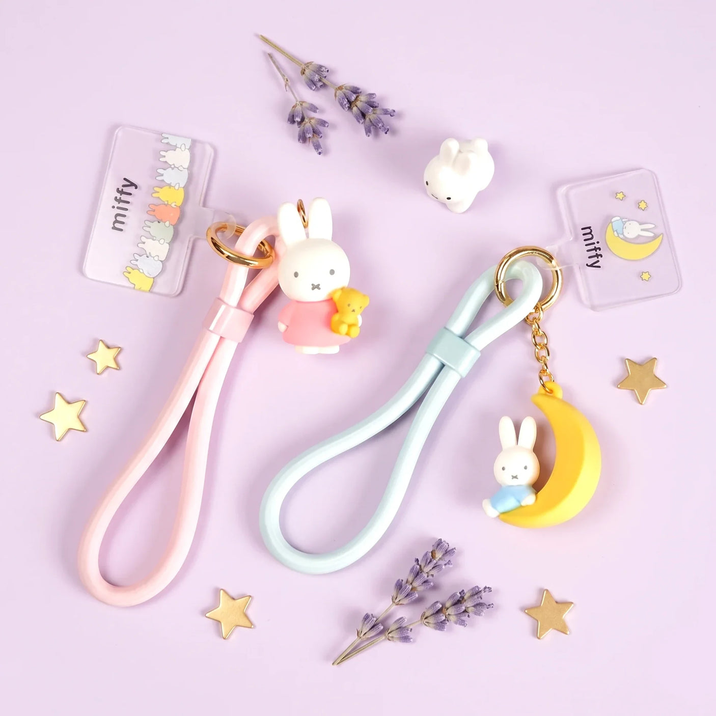 Miffy Pastel Phone Lanyard - Blue Moon