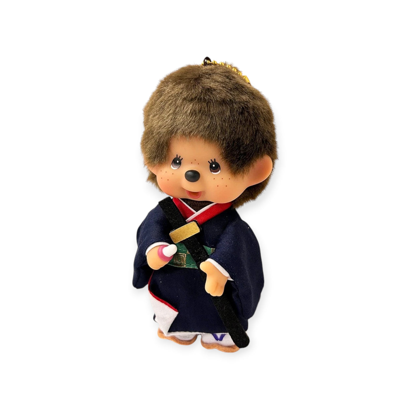 Monchhichi Traditional Kimono Boy Swordsman Bag Charm
