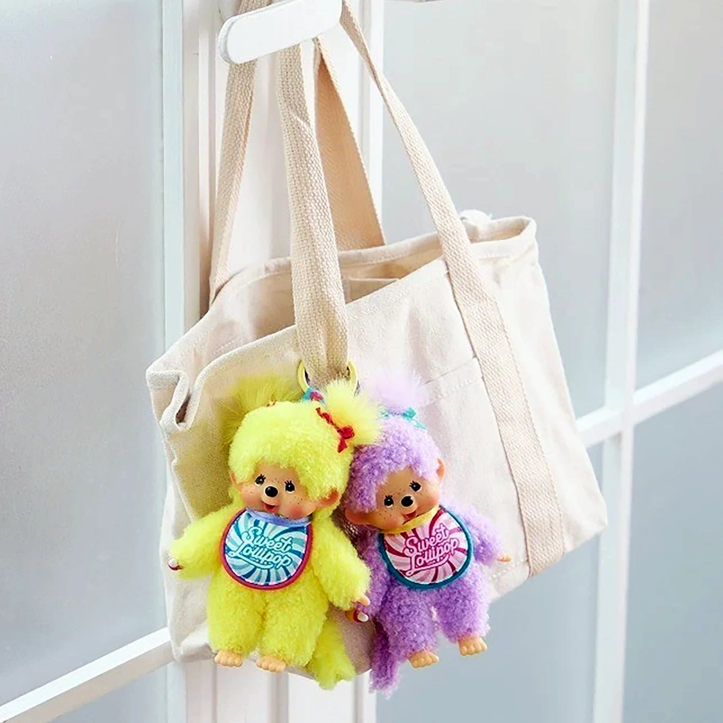 Monchhichi Sweet Lollipop Bag Charm - Yellow
