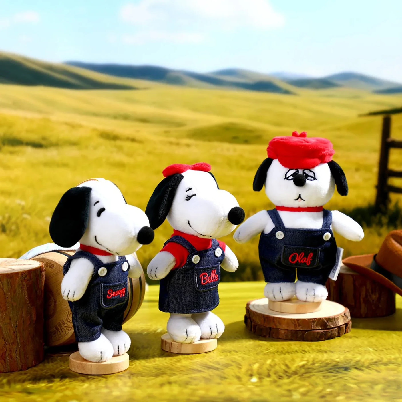 VIPO x Peanuts Denim Plush Keychain Blind Box