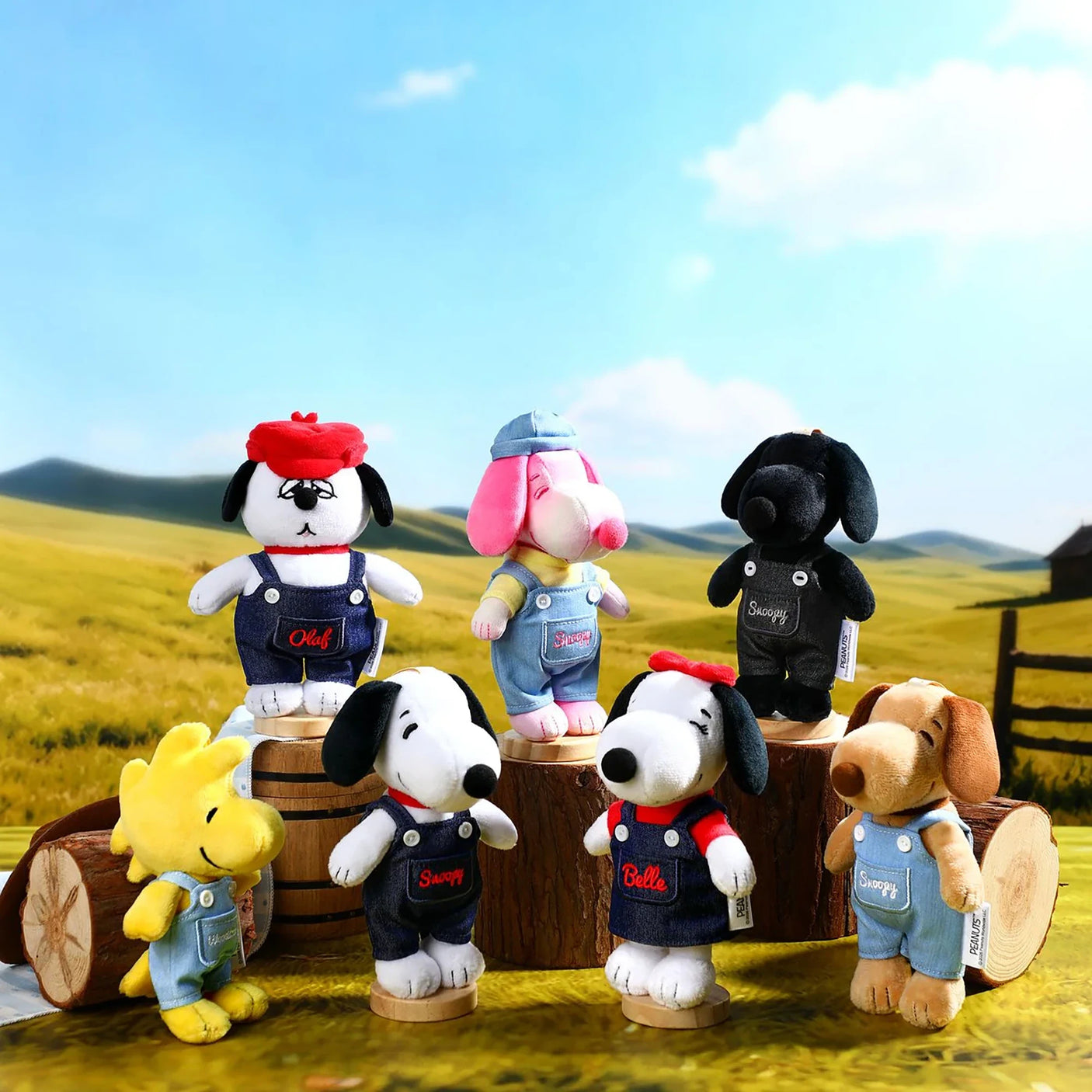 VIPO x Peanuts Denim Plush Keychain Blind Box