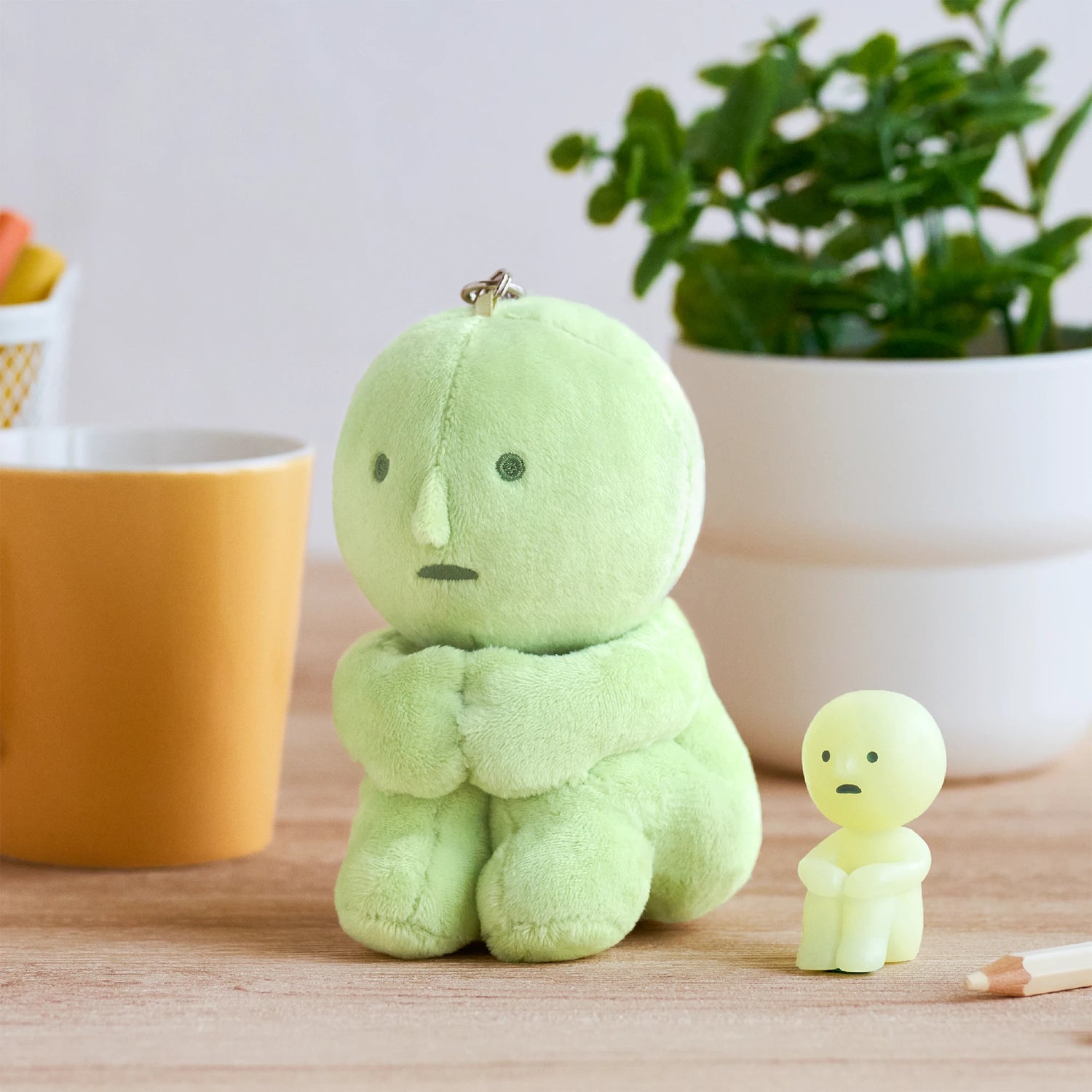 Smiski Plush Keychain - Hugging Knees