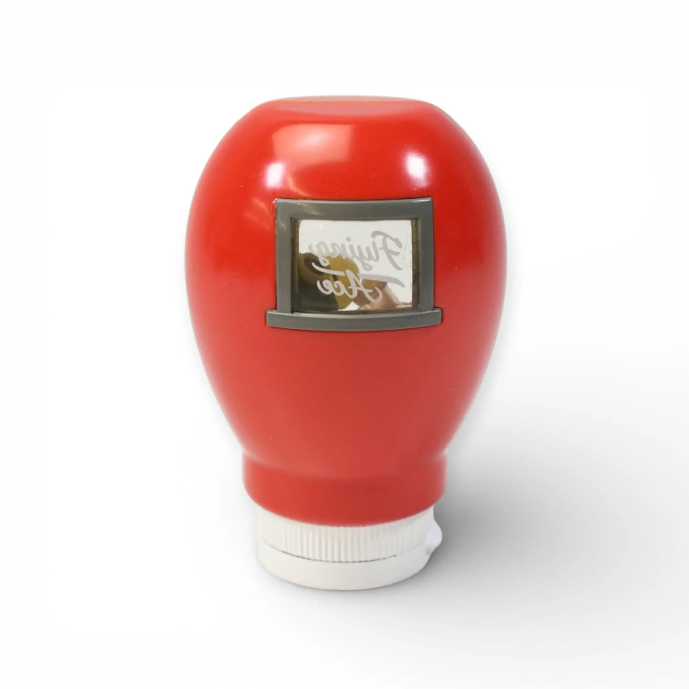 Red squeeze bottle blind box figure with Snoopy logo window