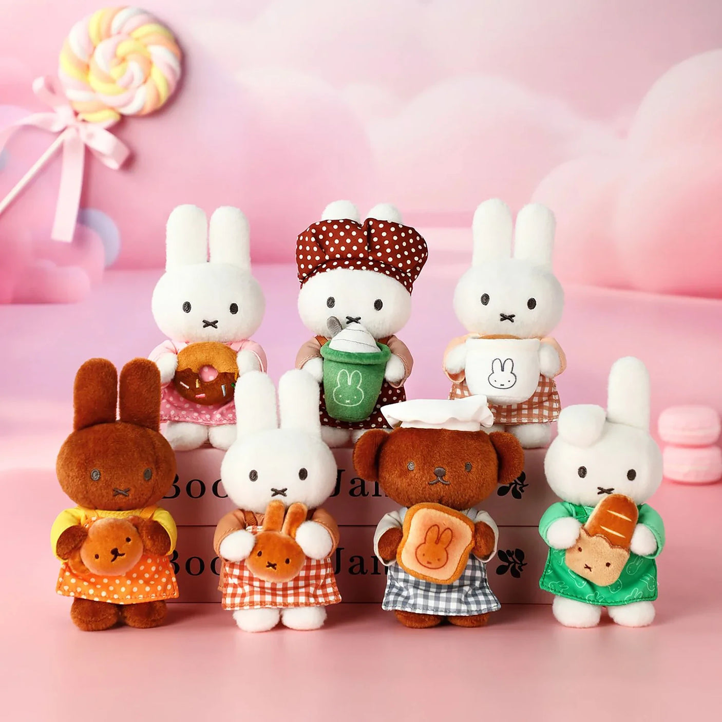 VIPO x Miffy Bakery Plush Keychain Blind Box