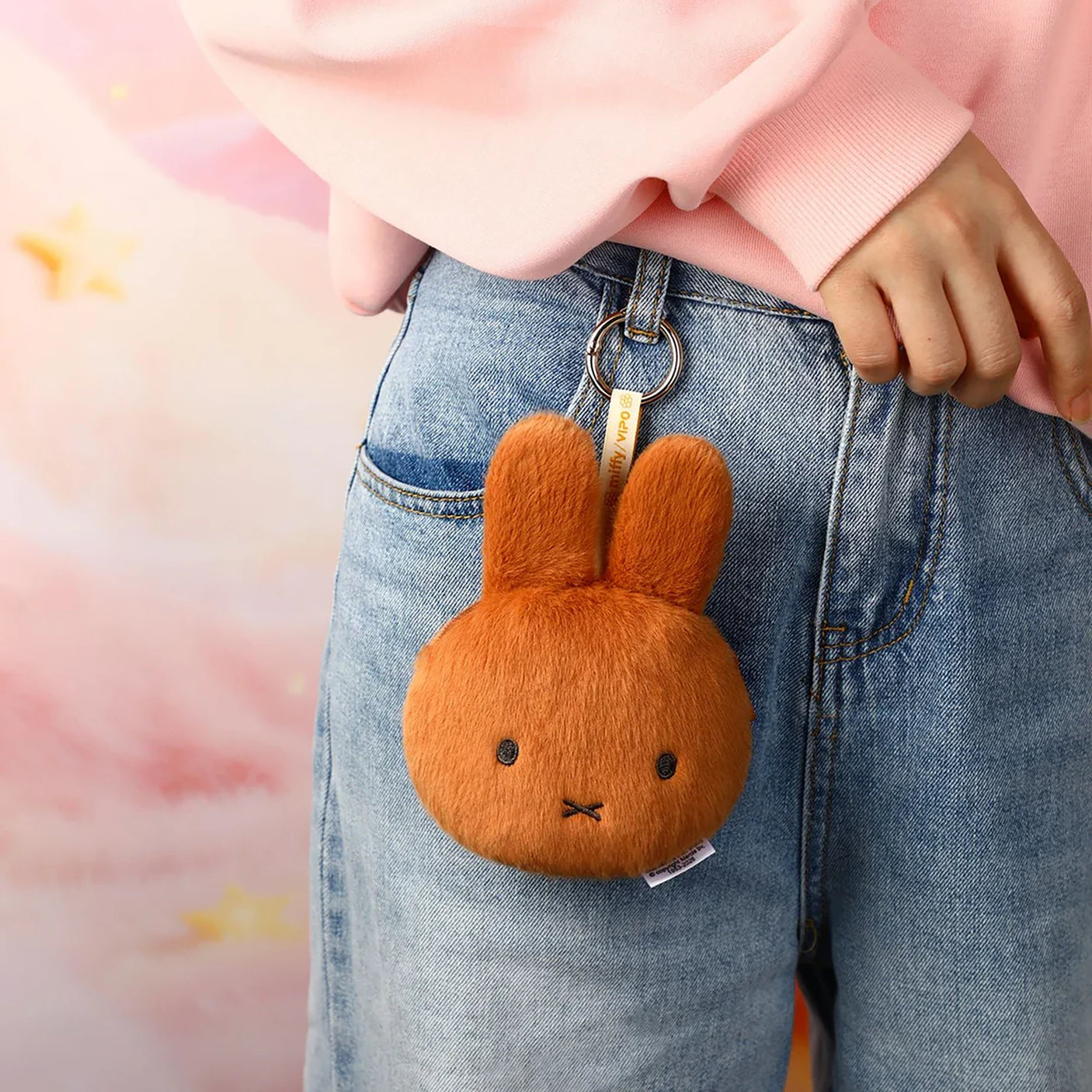 Miffy Plush Pouch Keychain - Melanie