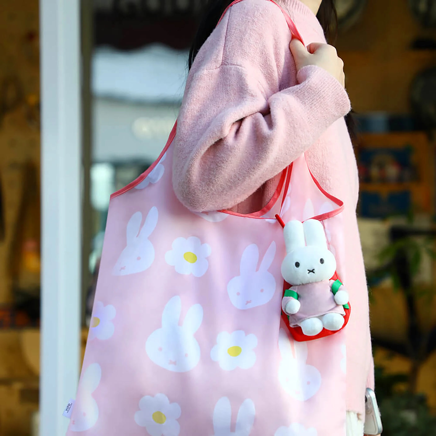 Miffy Backpack Plush Keychain & Tote Bag Set