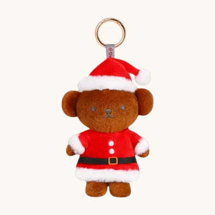 Boris figure from the Miffy Christmas Plush Keychain Lineup