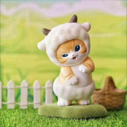 Playful Lamb figure from the Mofusand Fluffy Animal Party Lineup