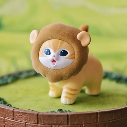 Vigorous Lion figure from the Mofusand Fluffy Animal Party Lineup