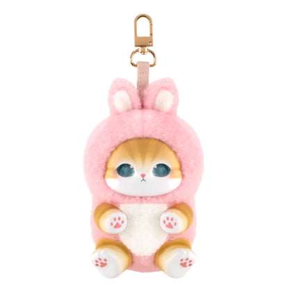 Rabbit figure from the Mofusand Kiramekko Fluffy Kitten Keychain Lineup