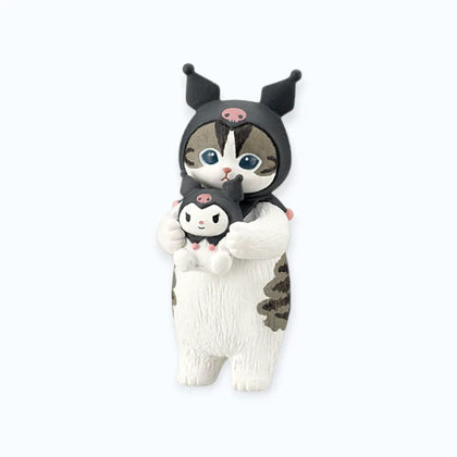 Kuromi figure from the Mofusand x Sanrio Characters Dress-Up Lineup