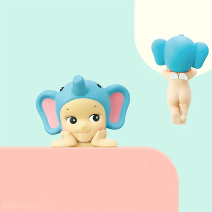 Elephant figure from the Sonny Angel Hippers Animal Series Lineup