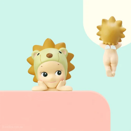 Lion figure from the Sonny Angel Hippers Animal Series Lineup