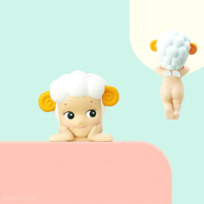 Sheep figure from the Sonny Angel Hippers Animal Series Lineup