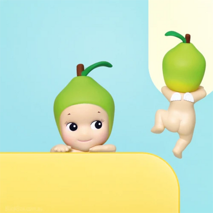 Pear figure from the Sonny Angel Hippers Harvest Series Lineup