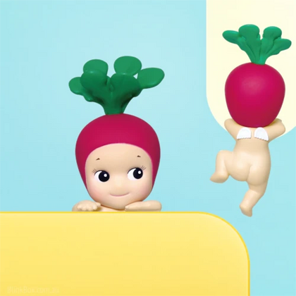 Radish figure from the Sonny Angel Hippers Harvest Series Lineup