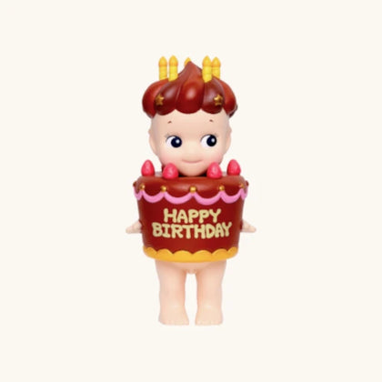 Chocolate Cake figure from the Sonny Angel Birthday Gift Cake Series Lineup