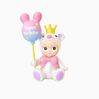 Secret Bear Balloon figure from the Sonny Angel Birthday Gift Bear Series Lineup