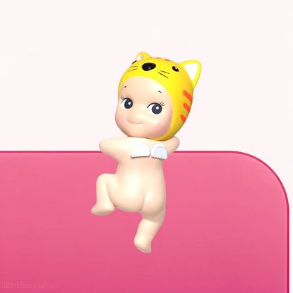Cat figure from the Sonny Angel Hippers Looking Back Series Lineup