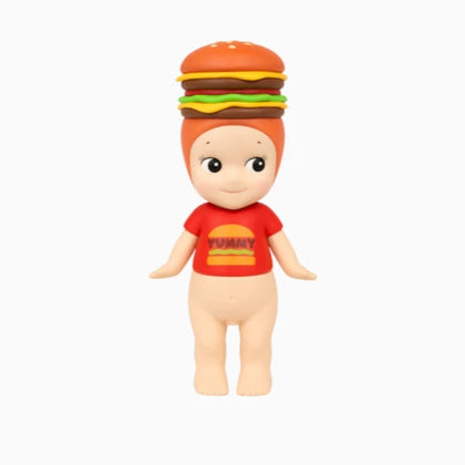Secret Big Hamburger figure from the Sonny Angel Snack Series Lineup