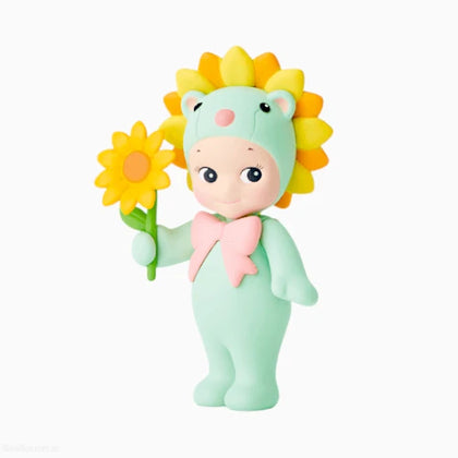 Sunflower Lion Mint Green figure from the Sonny Angel Flower Gift Series Lineup