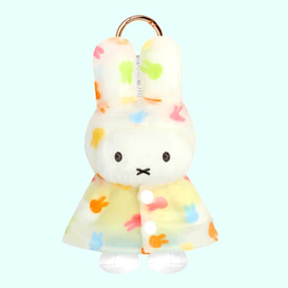 Rainbow figure from the Miffy Raincoat Plush Keychain Lineup