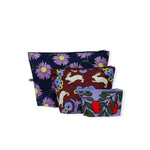 Baggu Go Pouch Set - Night Orchard