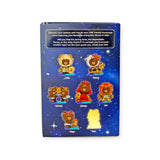 The Kwistal Line Horoscope Primus Blind Box by Mighty Jaxx is a blue starry box with six LINE Friends bear zodiac figurines—Aries, Taurus, Gemini, Cancer, Leo, Virgo—and one "Rare," plus a description at the top.