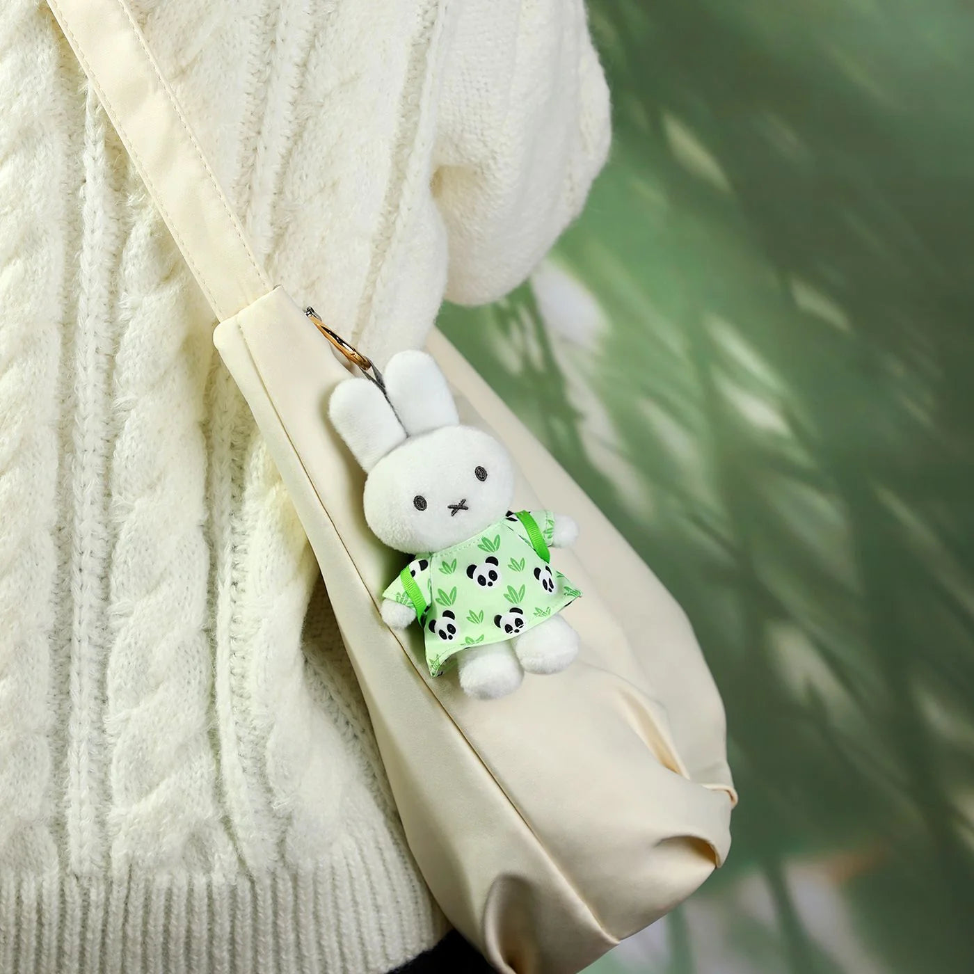 Miffy Panda Backpack - Plush Keychain